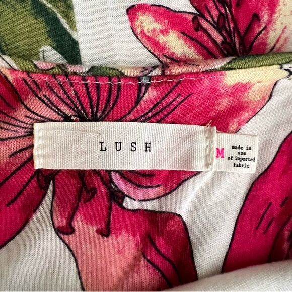 Lush Womens M Floral Spaghetti Strap Maxi Dress - Picture 7 of 8